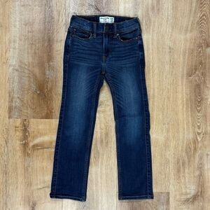 Abercrombie Kids NWOT Straight Leg Slim Fit Stretch Blue Jeans Size 7/8